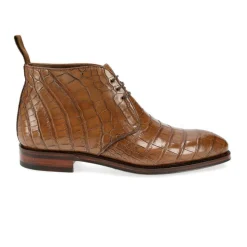 Alligator Shoes|Chukka & Desert Boots|Carmina ALLIGATOR CHUKKA BOOTS 10027 RAIN TANNED