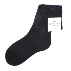 Socks|Carmina ARGYLE SOCKS NAVY