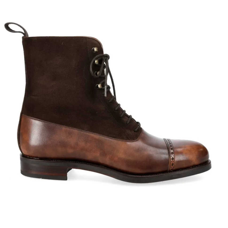 Balmoral Boots|Carmina BALMORAL BOOTS 80092 FOREST BROWN