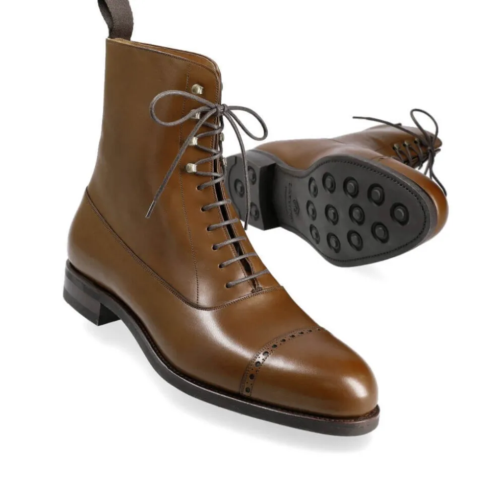 Balmoral Boots|Carmina BALMORAL BOOTS 80092 FOREST BROWN
