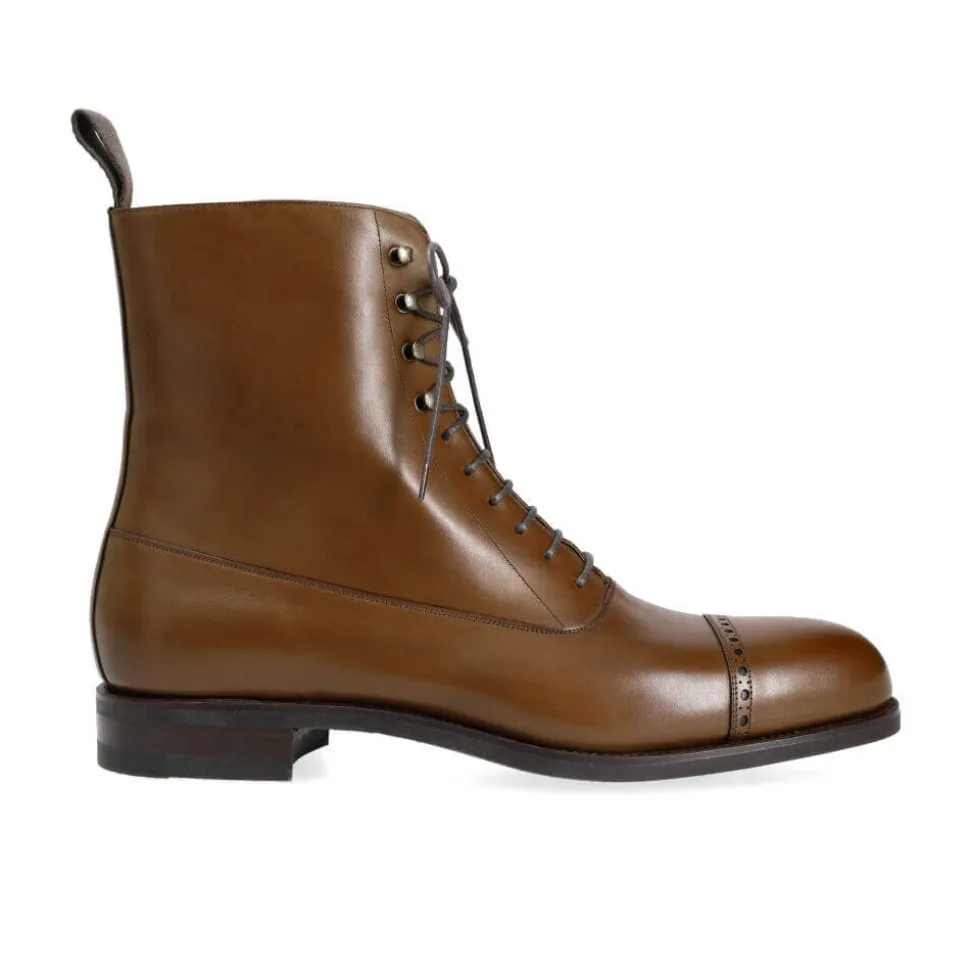 Balmoral Boots|Carmina BALMORAL BOOTS 80092 FOREST BROWN