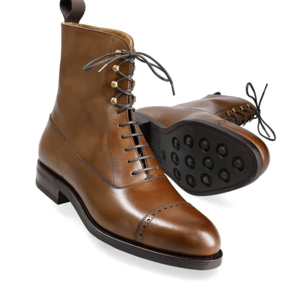 Balmoral Boots|Carmina BALMORAL BOOTS 80092 FOREST BROWN