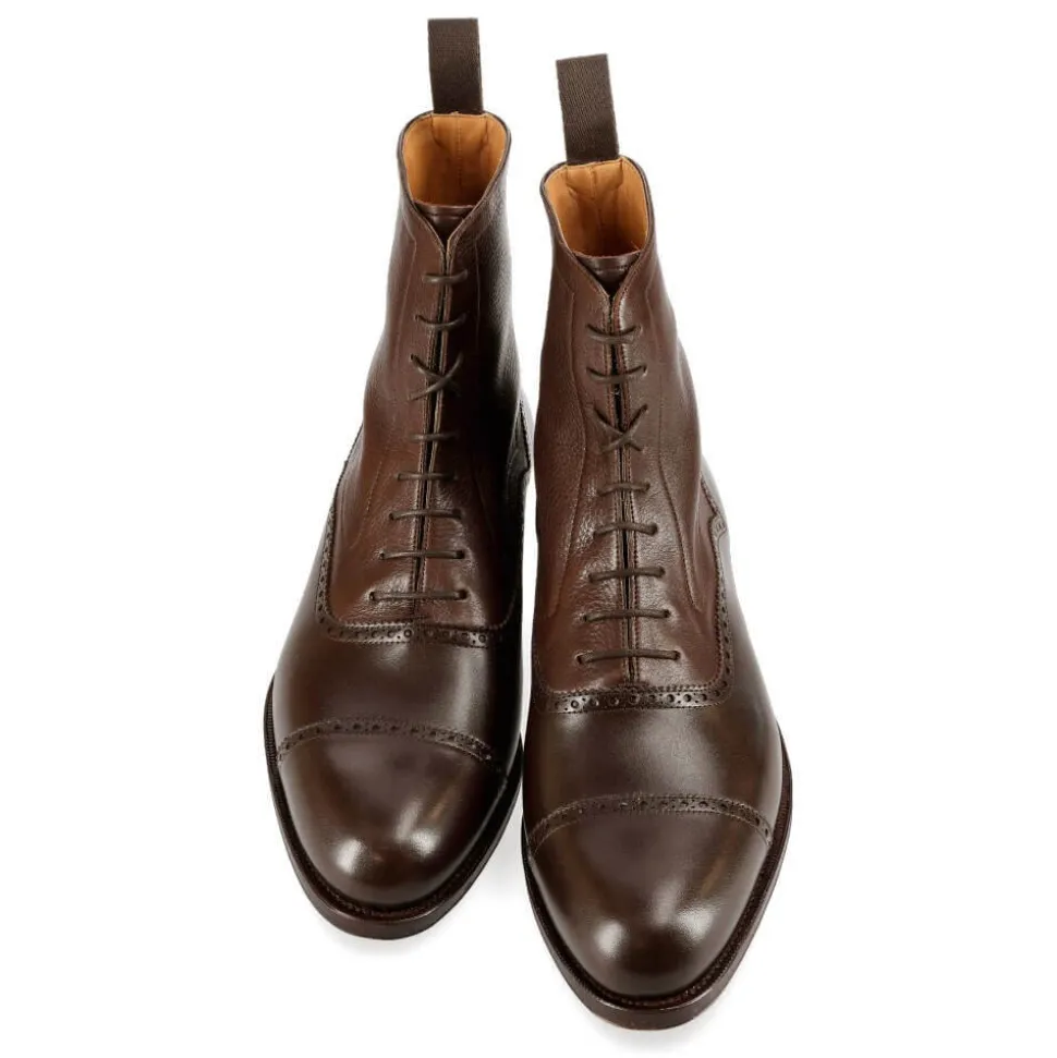 Balmoral Boots|Carmina BALMORAL BOOTS 80450 FOREST BROWN
