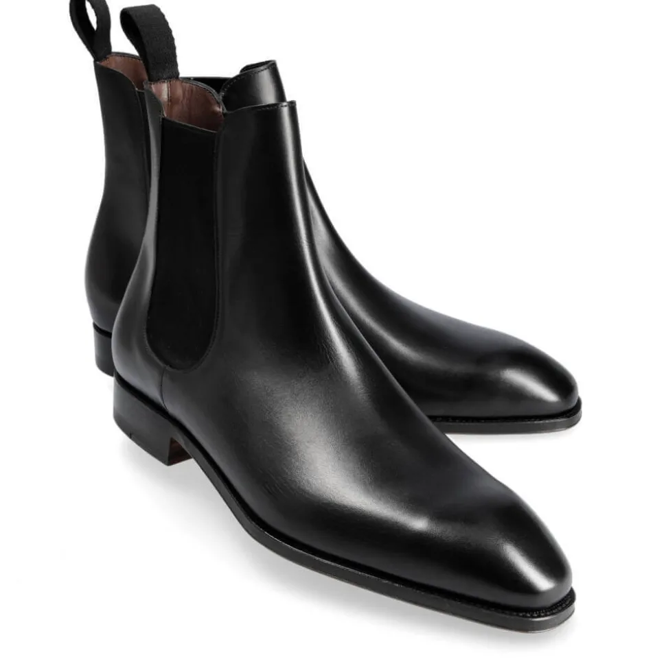 Chelsea Boots|Carmina BLACK CHELSEA BOOTS 80216 SIMPSON