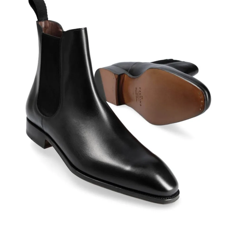Chelsea Boots|Carmina BLACK CHELSEA BOOTS 80216 SIMPSON