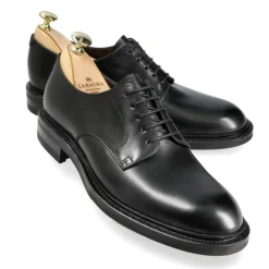 Plain Toe Blucher / Ptb|Carmina DERBY SHOES 80927 CALVIA BLACK