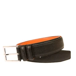 Men's Belts|Carmina GRAIN BELT BLACK