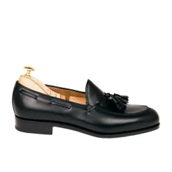 Tassel Loafers|Carmina TASSEL LOAFERS 734 FOREST EEE BLACK