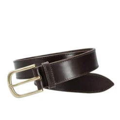 Men's Belts|Carmina BROWN COWHIDE BELT TESTADIMORO