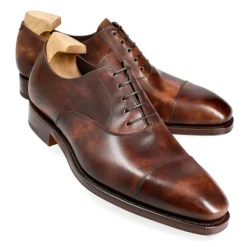 Cap Toe Oxfords|Carmina CAP TOE OXFORD SHOES 80386 RAIN BROWN