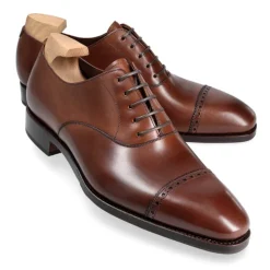 Cap Toe Oxfords|Carmina CAPTOE OXFORD SHOES 80201 RAIN BROWN