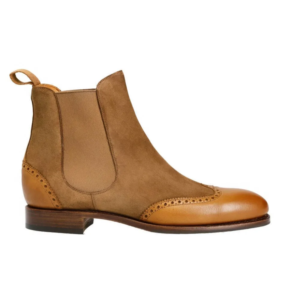 Women's Chelsea Boots|Carmina CHELSEA BOOTS 1209 HILLS TANNED/SNUFF