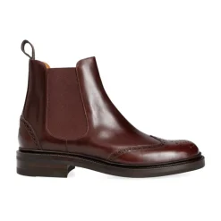 Women's Chelsea Boots|Carmina CHELSEA BOOTS 1665 OSCARIA BURGUNDY
