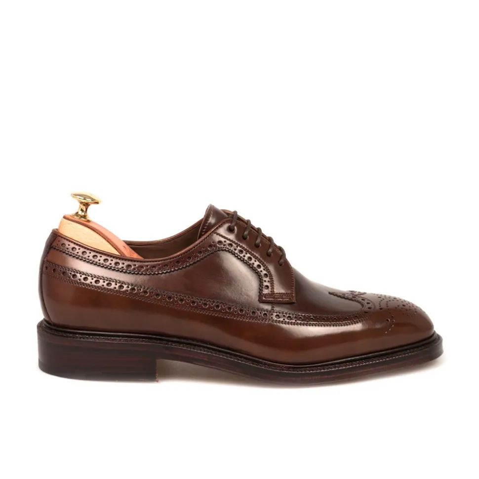 Longwing Derby|Cordovan Derby Shoes|Carmina CORDOVAN BLUCHER SHOES 532 DETROIT