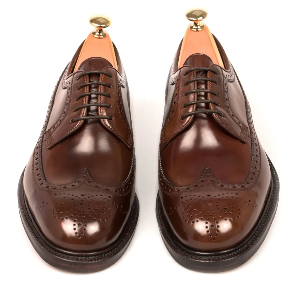 Longwing Derby|Cordovan Derby Shoes|Carmina CORDOVAN BLUCHER SHOES 532 DETROIT
