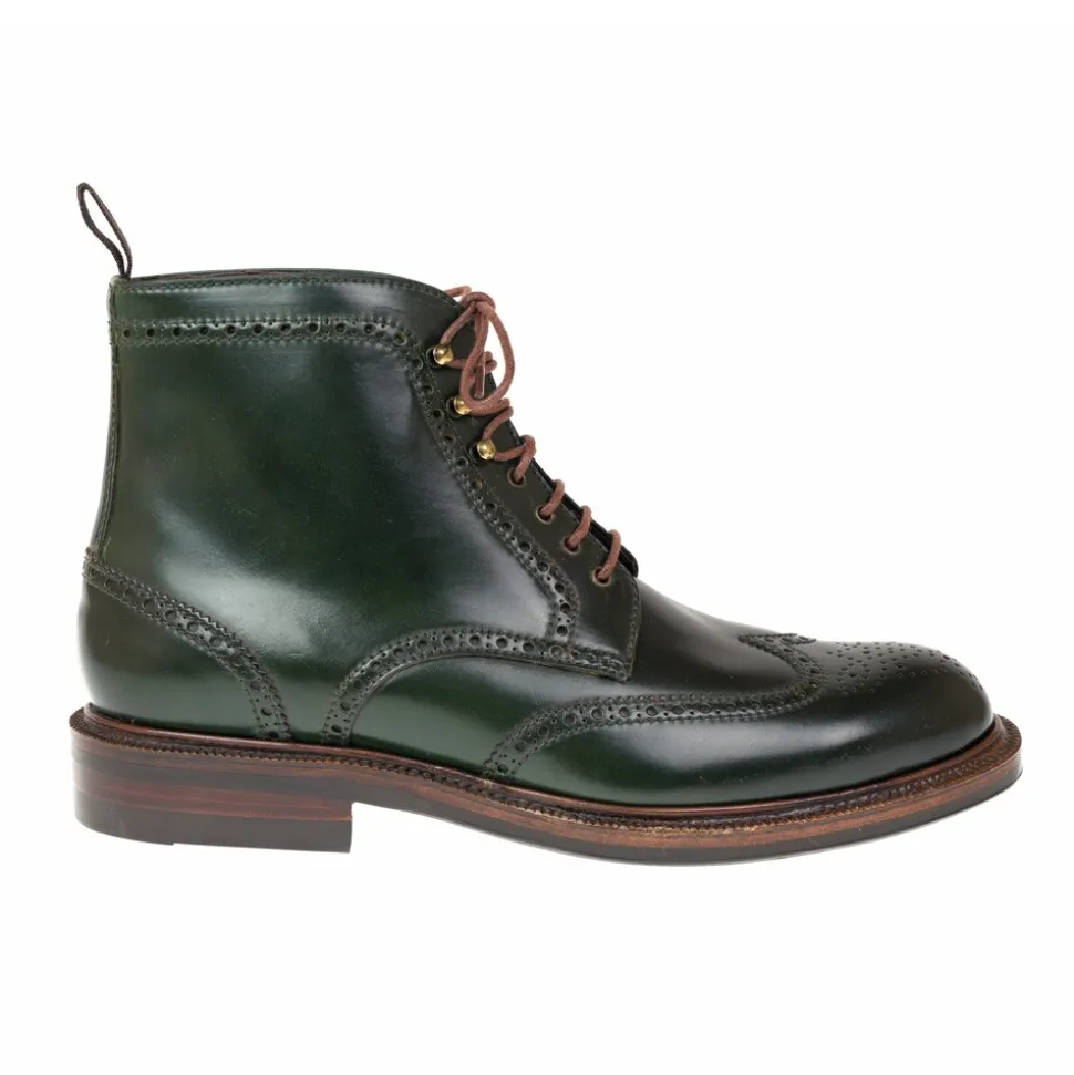 Cordovan Boots|Carmina CORDOVAN BOOTS 80277 LLUBI GREEN