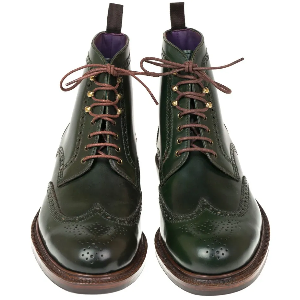 Cordovan Boots|Carmina CORDOVAN BOOTS 80277 LLUBI GREEN