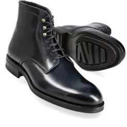 Men's Work Boots|Cordovan Boots|Carmina CORDOVAN BOOTS 80793 OSCAR NAVY