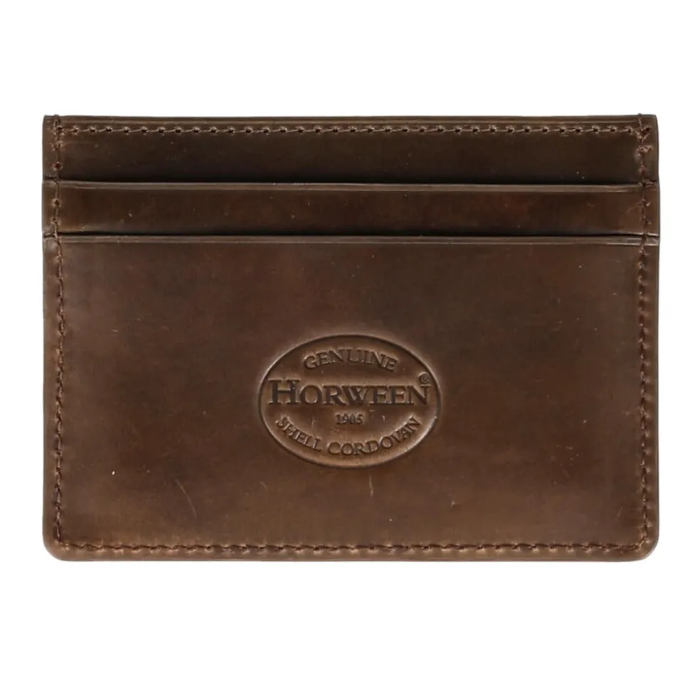 Card Holders|Card Holders|Carmina Cordovan card holder in Armagnac