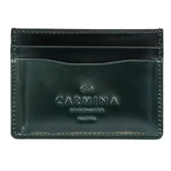 Card Holders|Card Holders|Carmina CORDOVAN CARD HOLDER IN GREEN
