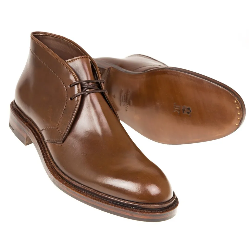 Cordovan Boots|Carmina CORDOVAN CHUKKA BOOTS 80503 CALVIA