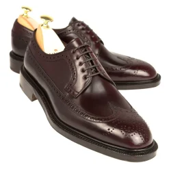 Longwing Derby|Cordovan Derby Shoes|Carmina CORDOVAN DERBY SHOES 532 DETROIT BURGUNDY