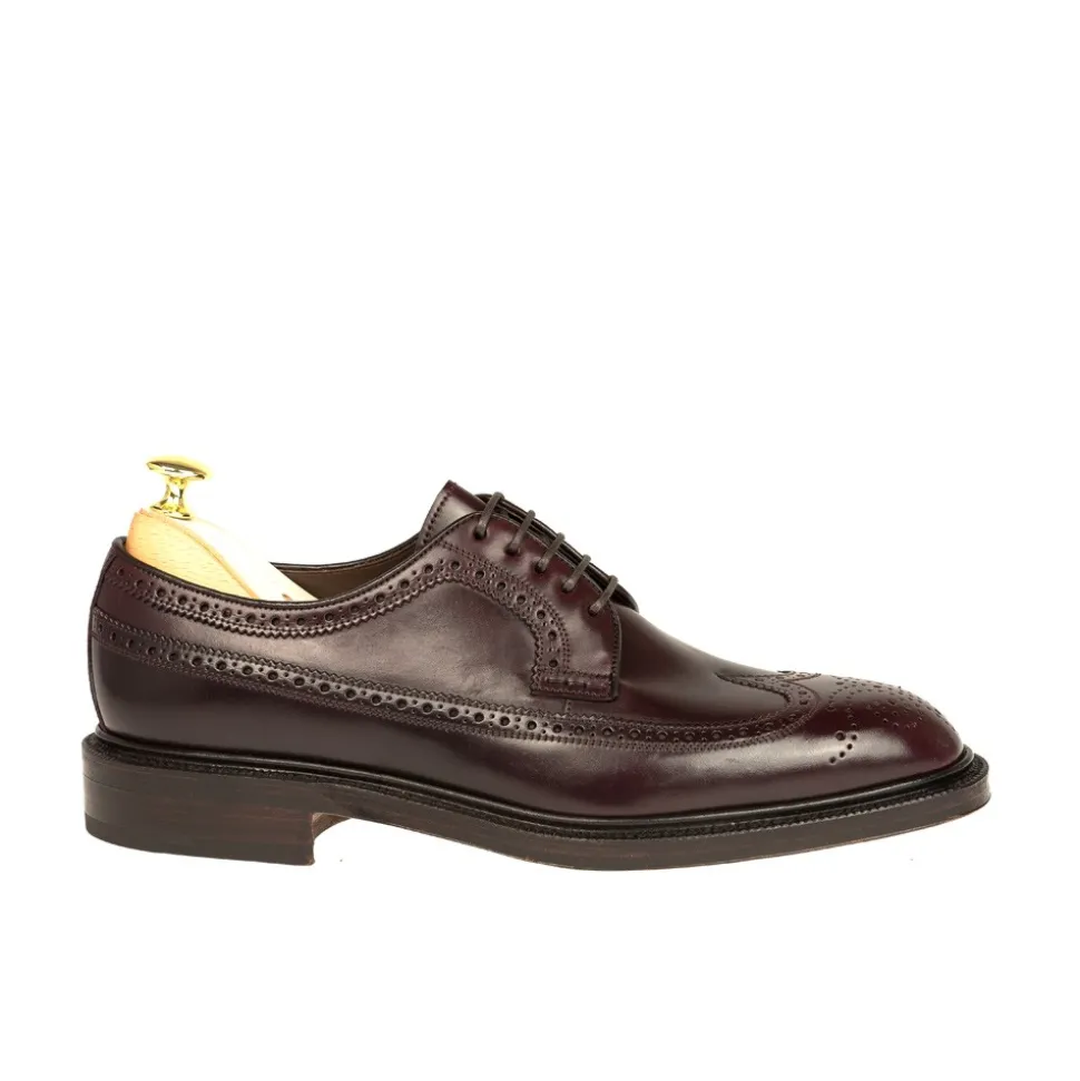 Longwing Derby|Cordovan Derby Shoes|Carmina CORDOVAN DERBY SHOES 532 DETROIT BURGUNDY