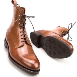 Men's Work Boots|Cap Toe Boots|Carmina CORDOVAN DRESS BOOTS 80184 OSCAR