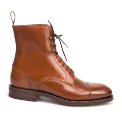 Men's Work Boots|Cap Toe Boots|Carmina CORDOVAN DRESS BOOTS 80184 OSCAR