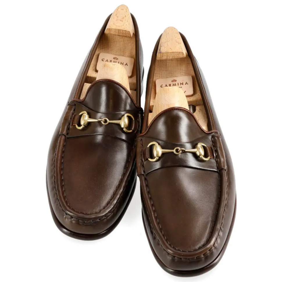 Horsebit Loafers|Cordovan Loafers|Carmina CORDOVAN HORSEBIT LOAFERS 80746 XIM ARMAGNAC