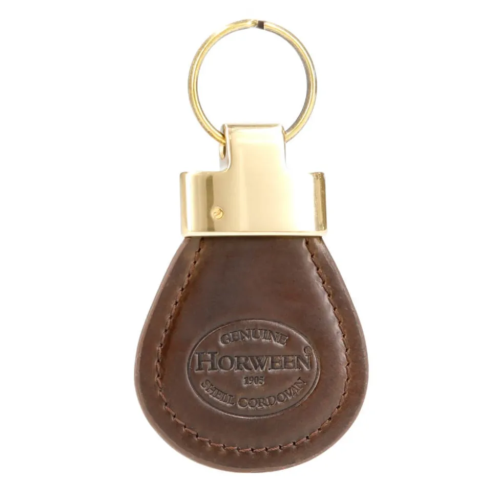 Leather Keychain|Carmina CORDOVAN KEYCHAIN ARMAGNAC