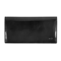 Wallet For Men|Carmina CORDOVAN LONG WALLET FOR MEN BLACK