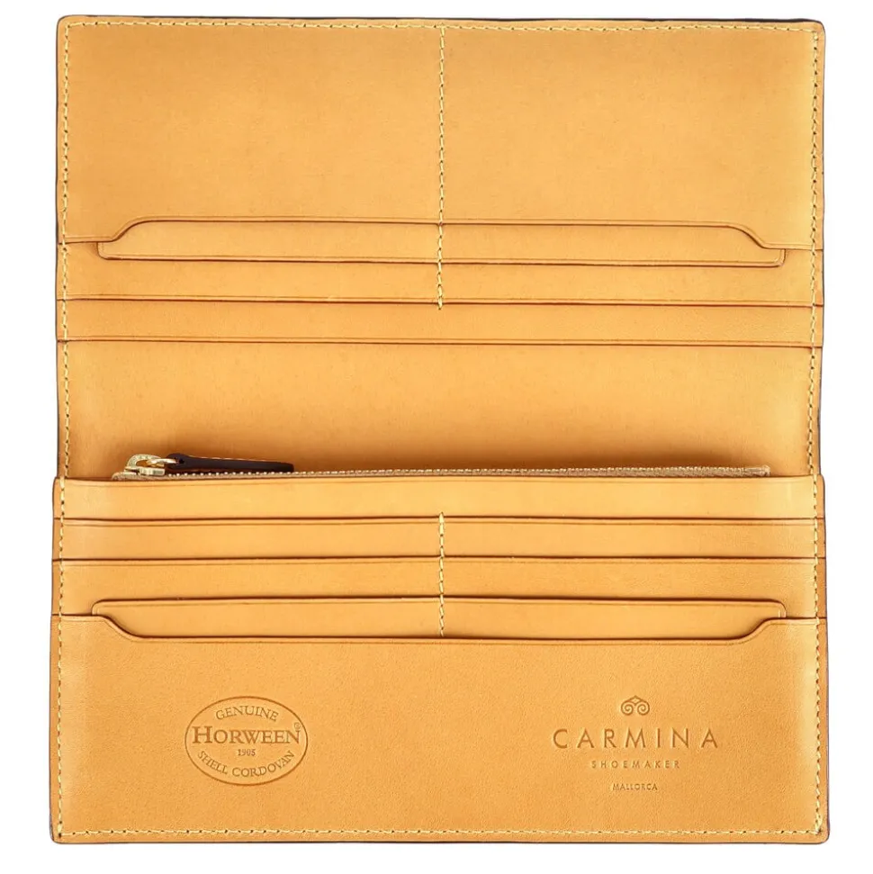Wallet For Men|Carmina CORDOVAN LONG WALLET FOR MEN GREEN
