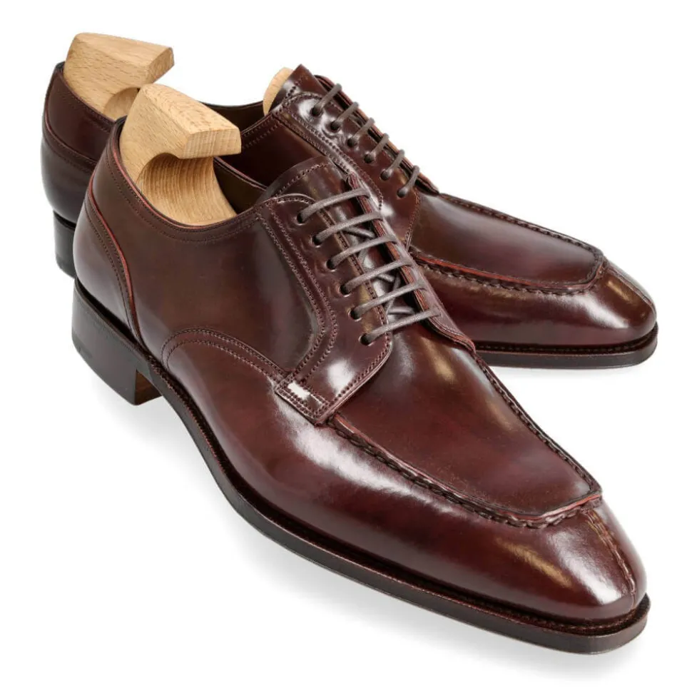 Norwegian Shoes|Cordovan Derby Shoes|Carmina CORDOVAN NORWEGIAN SHOES 80189 SIMPSON BURGUNDY