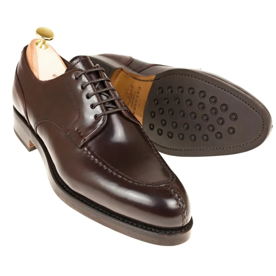 Norwegian Shoes|Cordovan Derby Shoes|Carmina CORDOVAN NORWEGIAN SHOES 80414 FOREST BURGUNDY