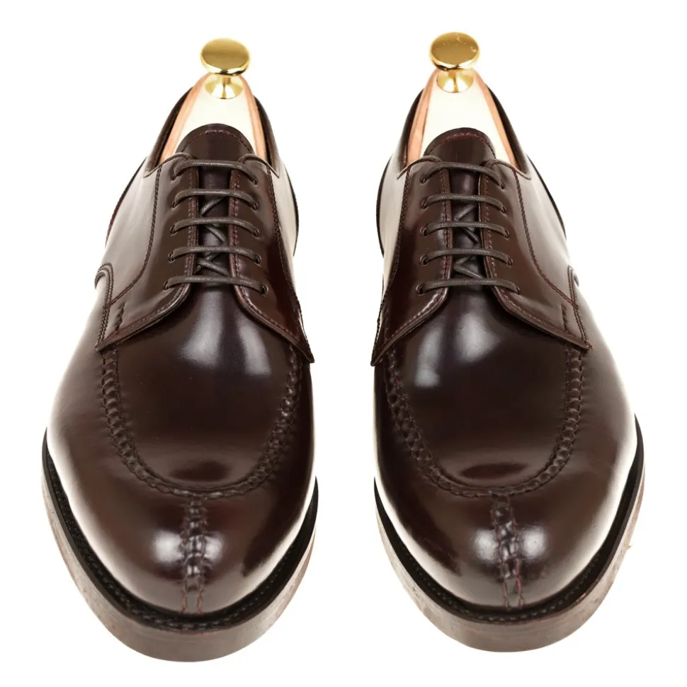 Norwegian Shoes|Cordovan Derby Shoes|Carmina CORDOVAN NORWEGIAN SHOES 80414 FOREST BURGUNDY