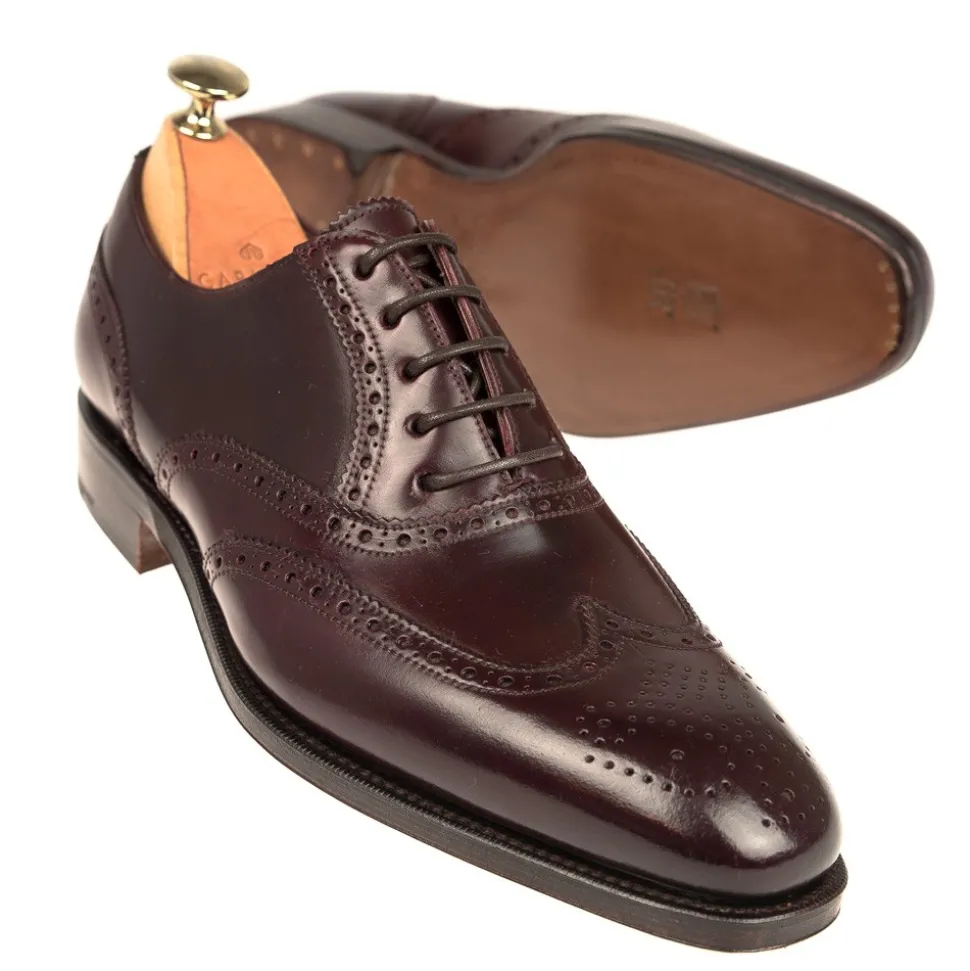 Cordovan Oxfords Shoes|Carmina CORDOVAN OXFORDS 922 RAIN BURGUNDY