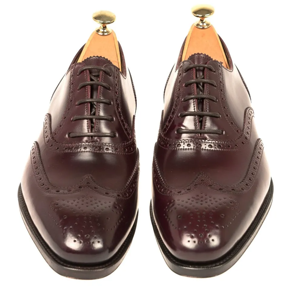 Cordovan Oxfords Shoes|Carmina CORDOVAN OXFORDS 922 RAIN BURGUNDY