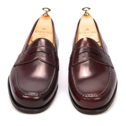 Cordovan Loafers|Carmina CORDOVAN PENNY LOAFERS 80440 PINA