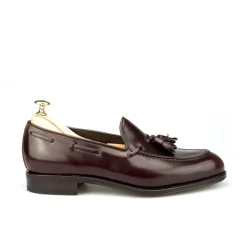 Tassel Loafers|Cordovan Loafers|Carmina CORDOVAN TASSEL LOAFERS 734 FOREST BURGUNDY