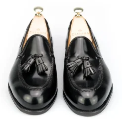 Tassel Loafers|Cordovan Loafers|Carmina CORDOVAN TASSEL LOAFERS 734 FOREST BLACK
