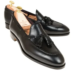 Tassel Loafers|Cordovan Loafers|Carmina CORDOVAN TASSEL LOAFERS 80481 UETAM BLACK
