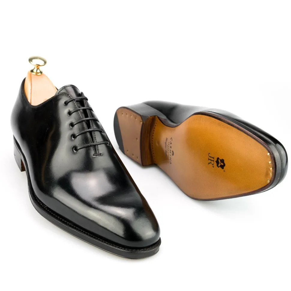 Wholecut Oxford|Cordovan Oxfords Shoes|Carmina CORDOVAN WHOLECUT OXFORD 910 RAIN BLACK