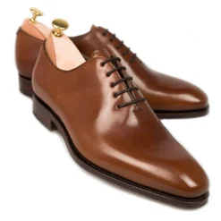 Wholecut Oxford|Cordovan Oxfords Shoes|Carmina CORDOVAN WHOLECUT OXFORD 910 RAIN BOURBON