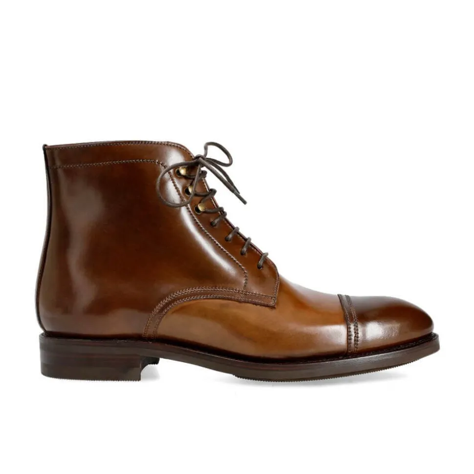 Cordovan Boots|Carmina CORDOVAN WORK BOOTS 80179 SOLLER ARMAGNAC