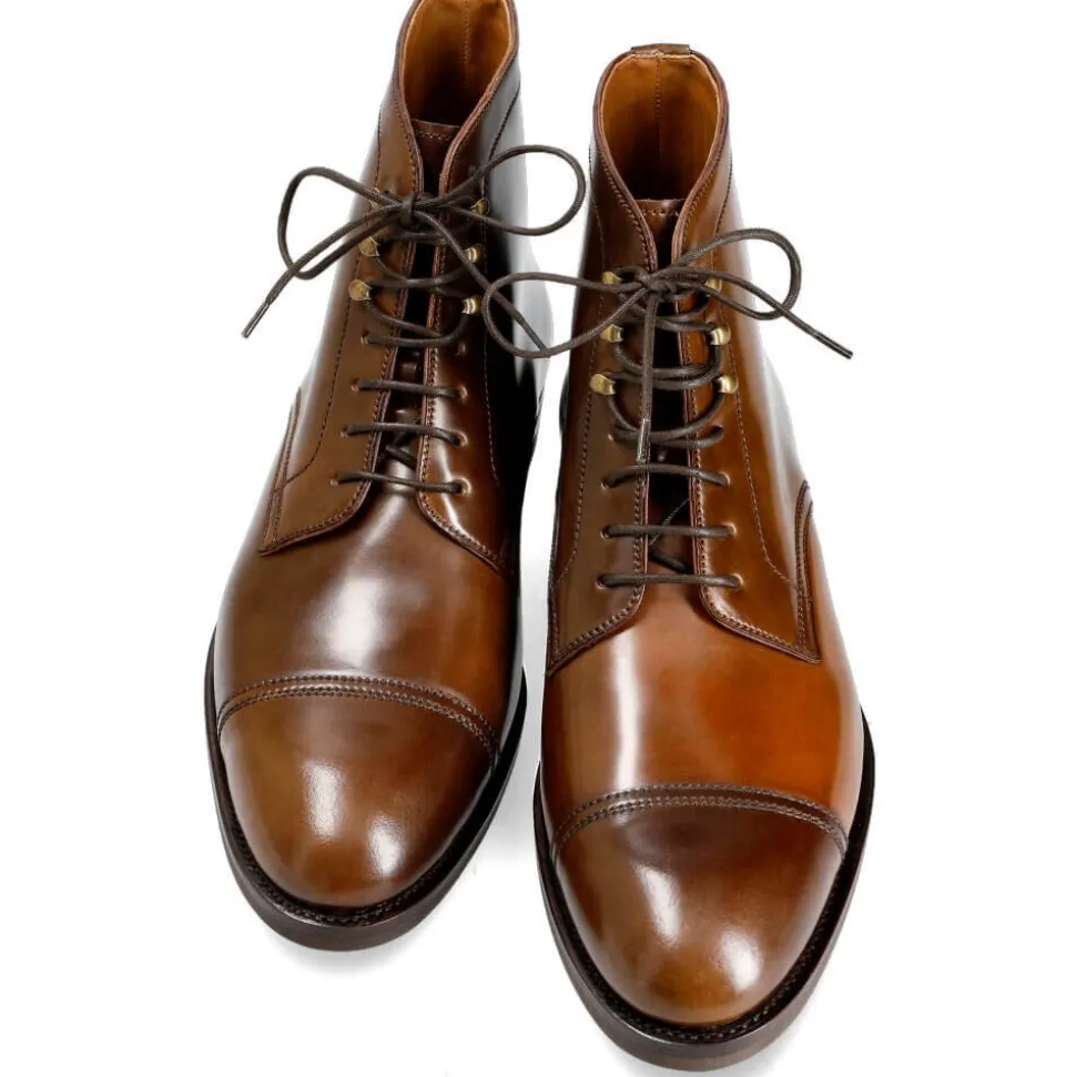 Cordovan Boots|Carmina CORDOVAN WORK BOOTS 80179 SOLLER ARMAGNAC