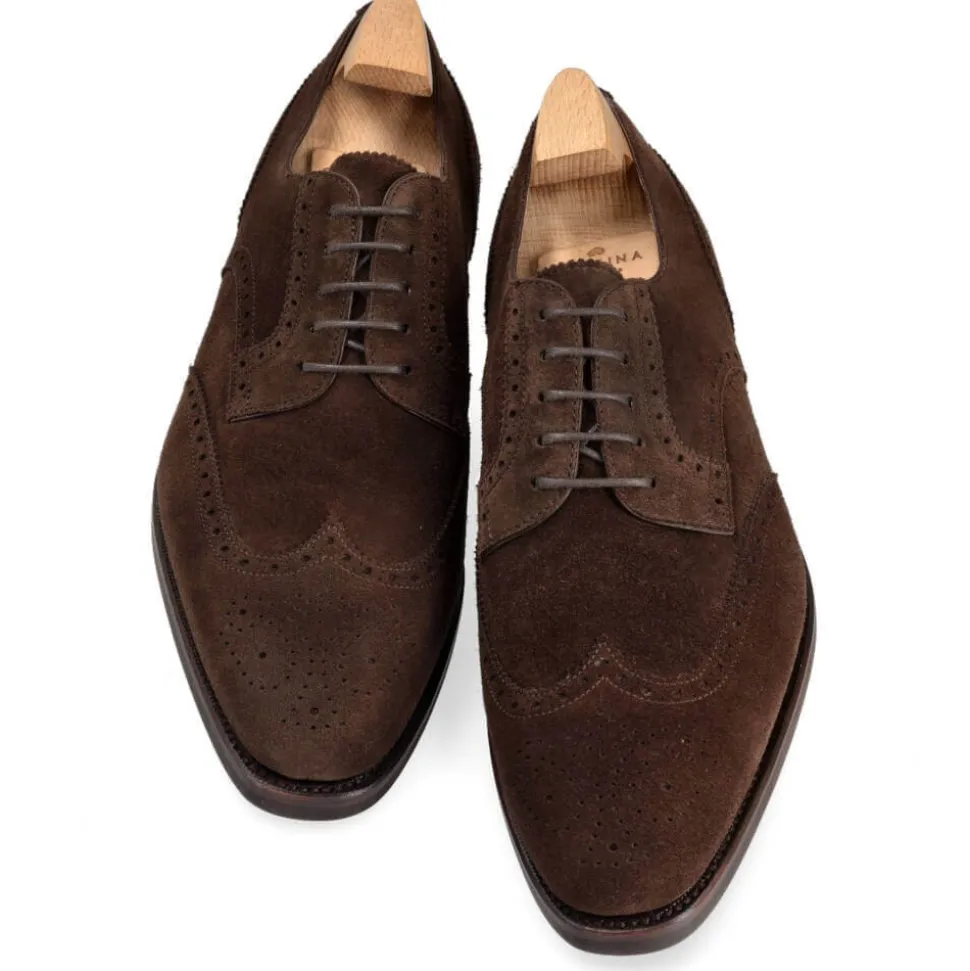 Wingtip Derby|Carmina DERBY SHOES 80254 RAIN BROWN