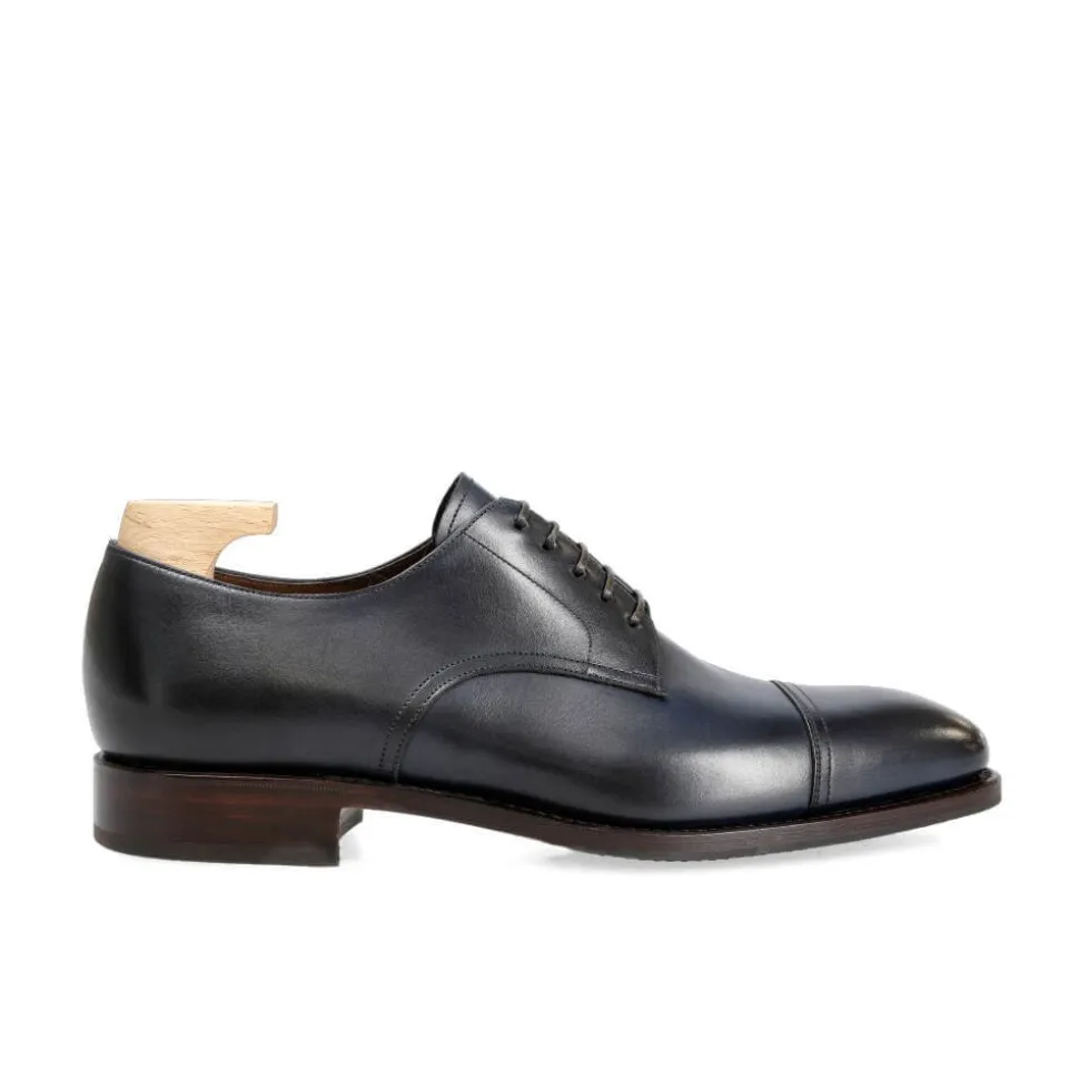 Cap Toe Derby|Carmina DERBY SHOES 80444 RAIN NAVY