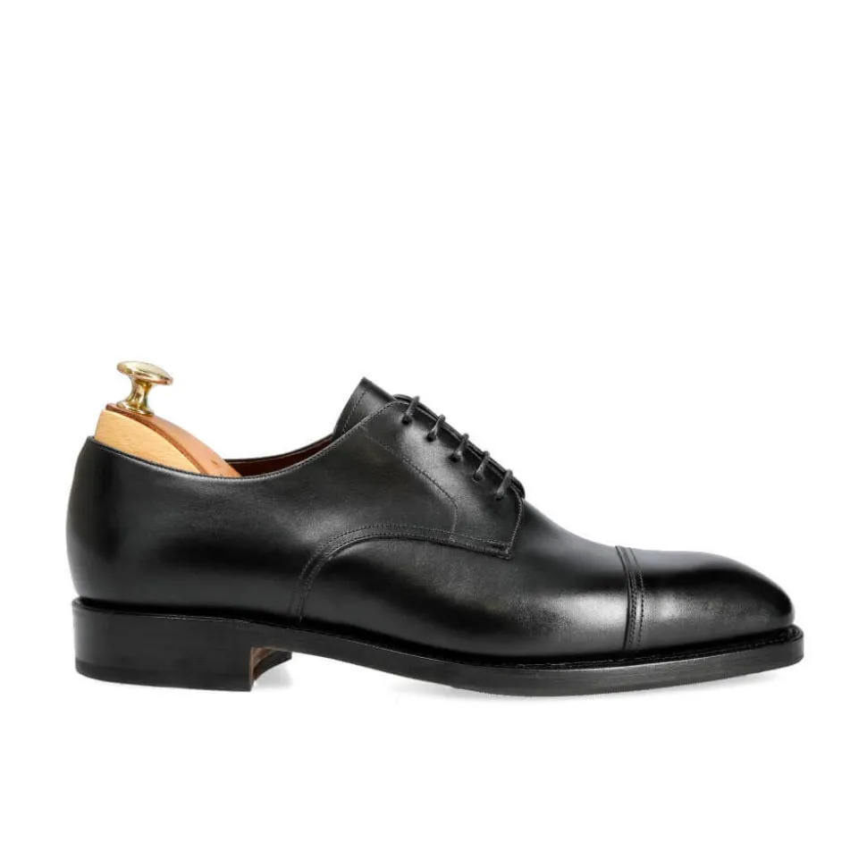 Cap Toe Derby|Carmina DERBY SHOES 80444 RAIN EEE BLACK