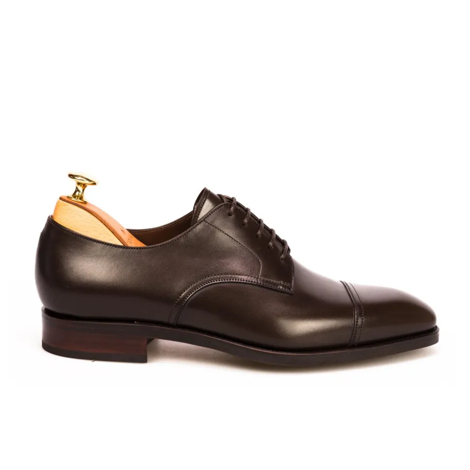 Cap Toe Derby|Carmina DERBY SHOES 80444 RAIN-EE BROWN